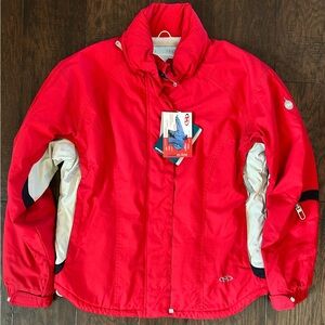 MARKER Women’s M-Line Red Insulated Ski Snow Jacket 10 M/L NWT